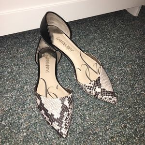 Sam & Libby snakeprint flats